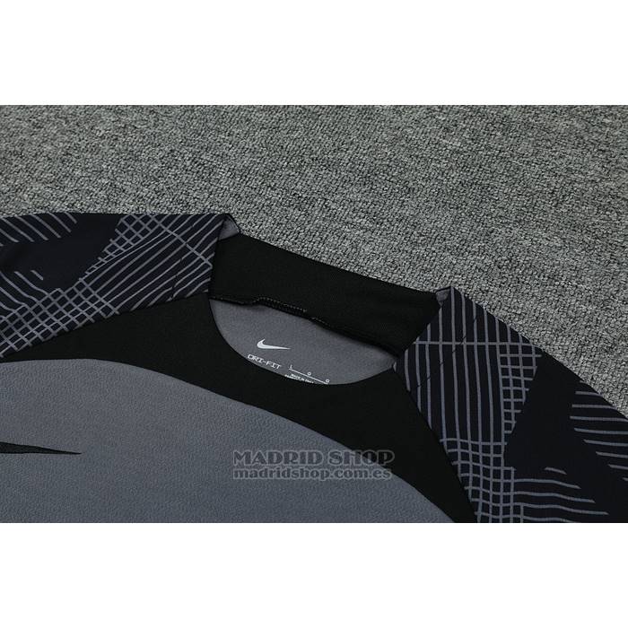 Chandal del Barcelona Manga Corta 2022-2023 Gris - Pantalon Corto